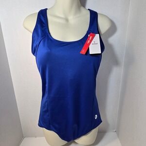 Baleaf Women's Size Large Athletic Racerback One Piece Swimsuit Royal Blue